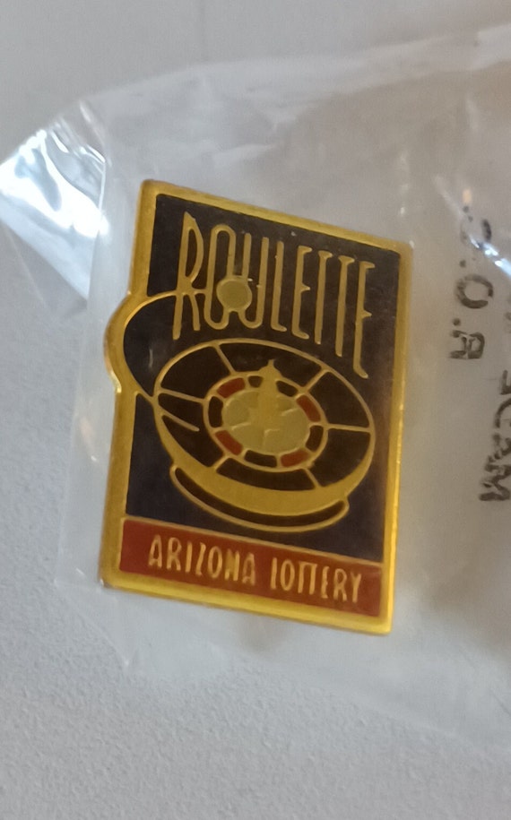 Arizona Lottery Roulette Lapel Hat Tie Pin Souveni