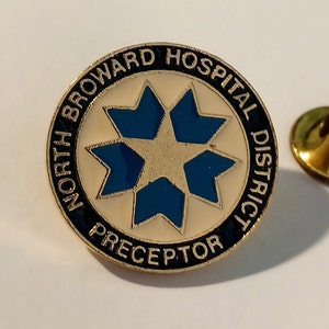 North Broward Hospital District Preceptor Lapel/Hat Pin Souvenir 1432