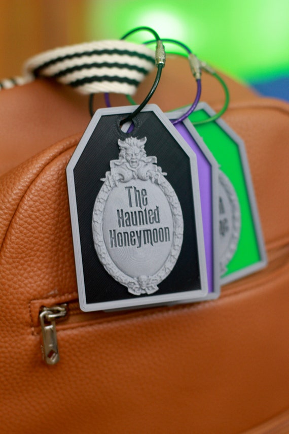 haunted mansion luggage tag