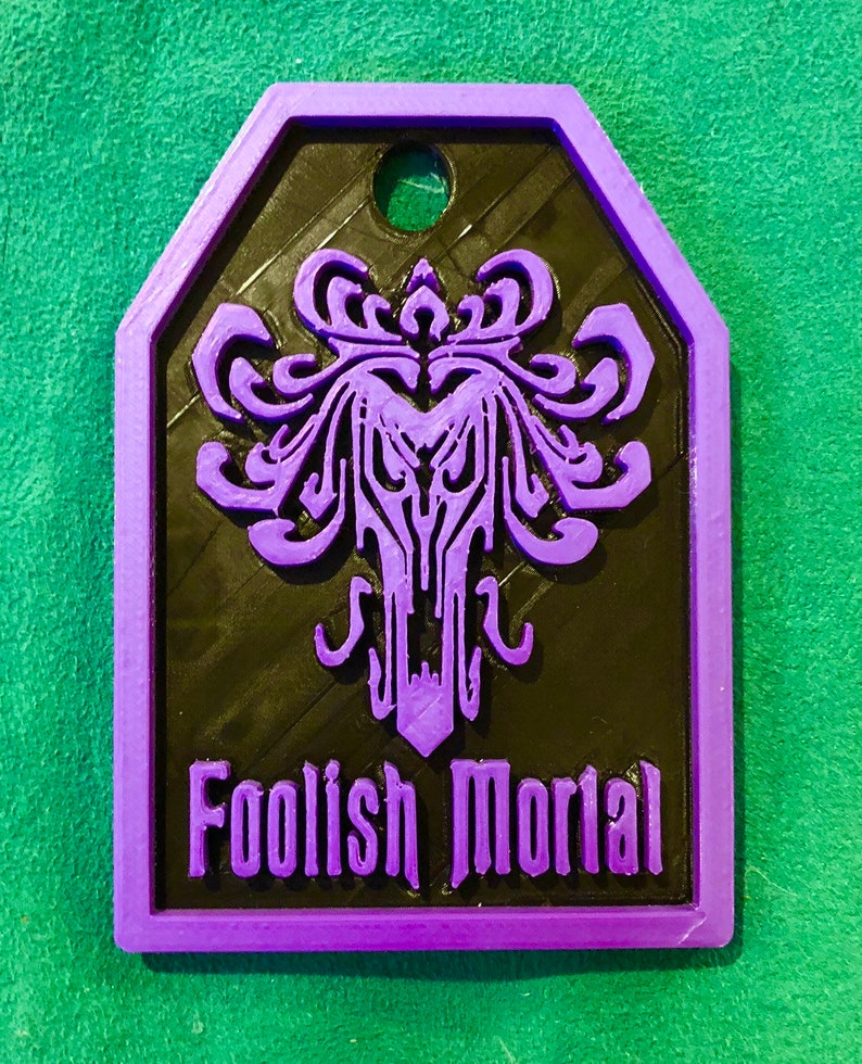 Haunted Mansion Disney Luggage Tag. Personalized With Your Etsy Norway