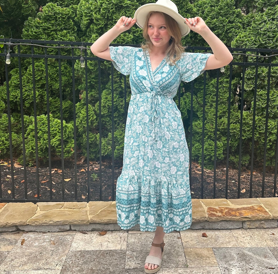 Fashion Bohemian Floral Maxi Dress main image 1