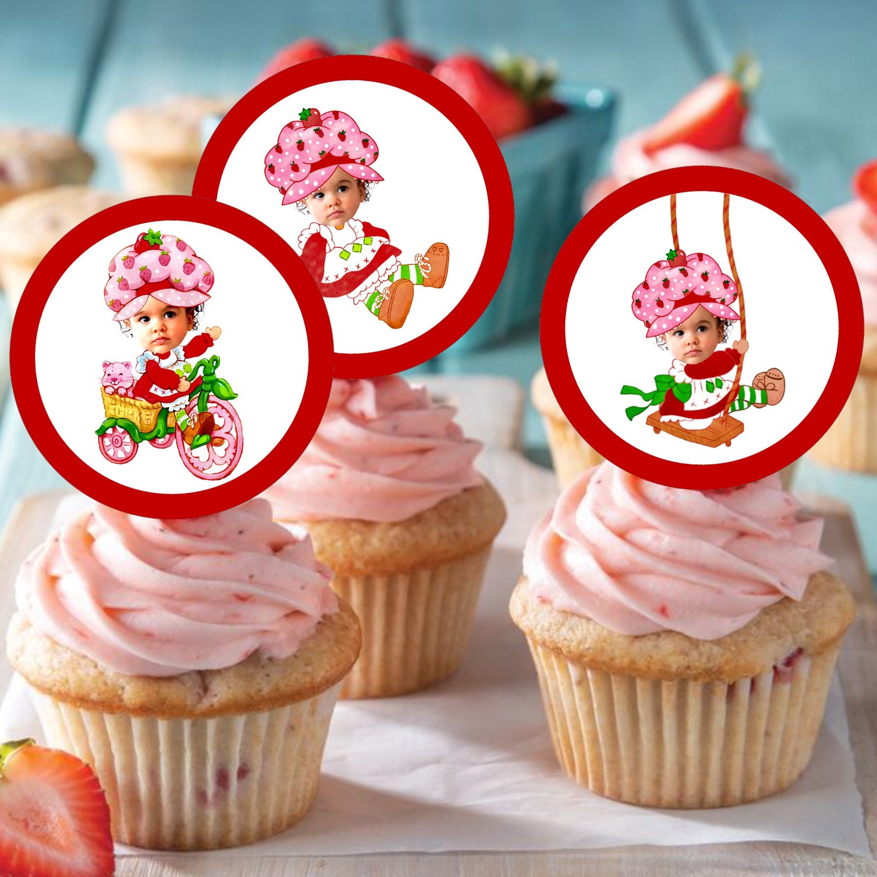 strawberry-shortcake-cake-topper-set