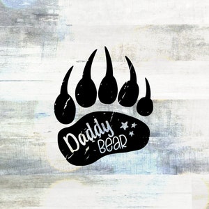 Daddy Bear Svg bestand papa Svg vader Svg