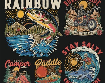 I will create unique custom vintage illustration for t shirt design
