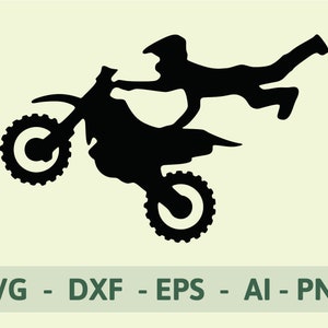 Motocross SVG | Motorcycle Svg | Dirt bike Svg | Racing Svg | Biker Svg | Motocross Png | Cricut & Silhouette | INSTANT DOWNLOAD