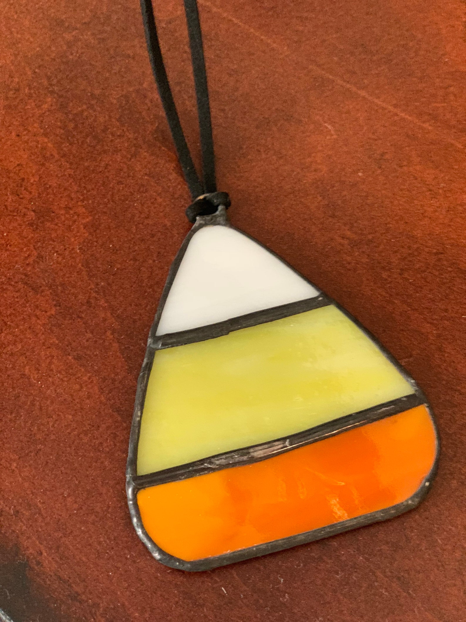 Stained Glass Candy corn Candy corn Stained Glass Candy corn Etsy