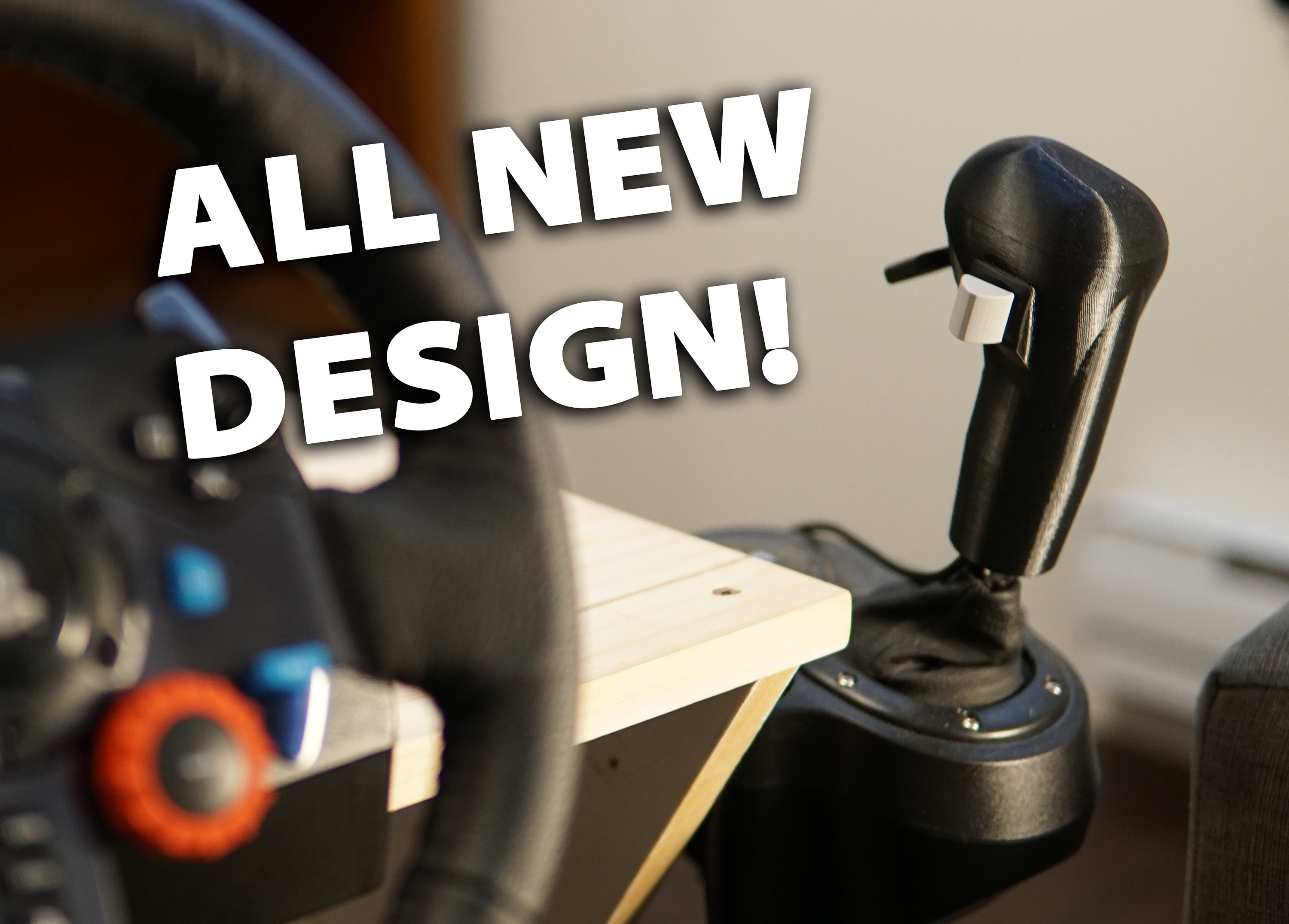 Mod Shift V2 H-shifter Improved Feel logitech G25 G27 -  Norway