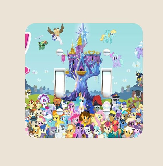 My Little Pony Light Switch Plate Cover Single Toggle Etsy