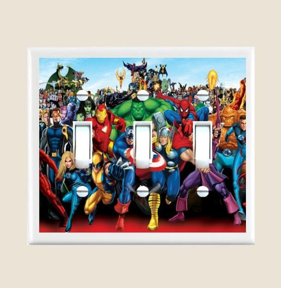 Home Improvement Thor Ragnarok Hulk Superhero Single Light Switch Wall Plate Cover Room Art Decor Home Garden