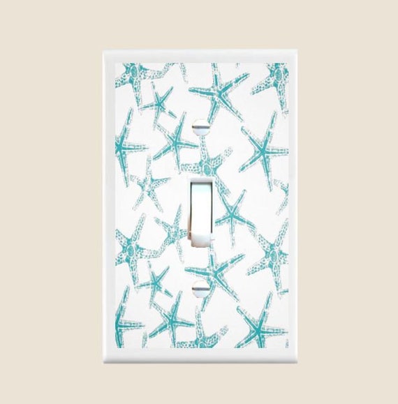 Ocean Mosaic Sea Shell #1 Themed Light Switch Cover Choose Your Cover
