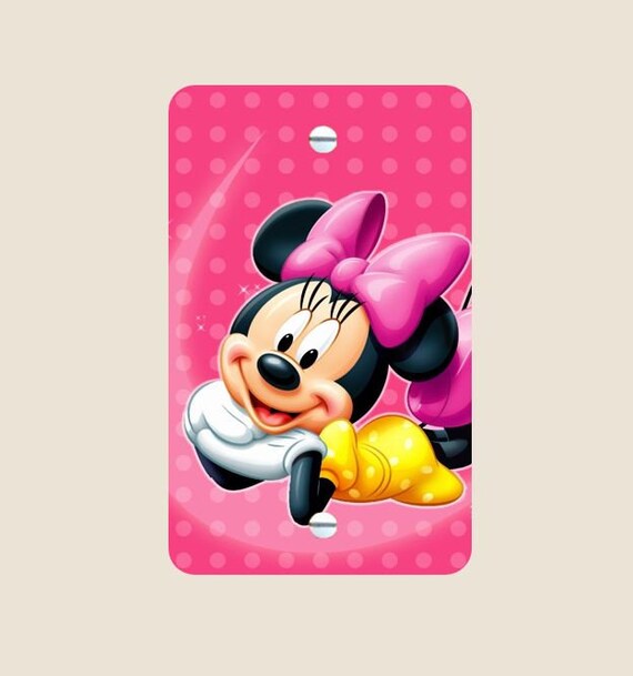 Minnie Mouse Light Switch Plate Cover Bedroom Bathroom Decor Etsy