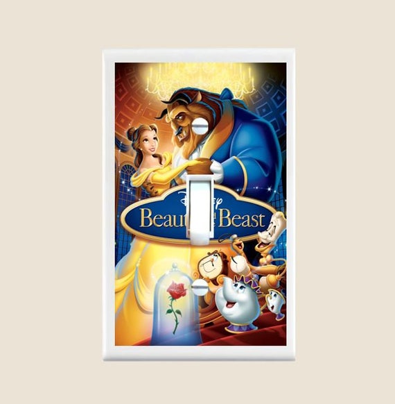 Beauty And The Beast Switch Plate Cover Single Toggle Switch Plates Bedroom And Bathroom Decor Light Switch Disney Nursery Decor