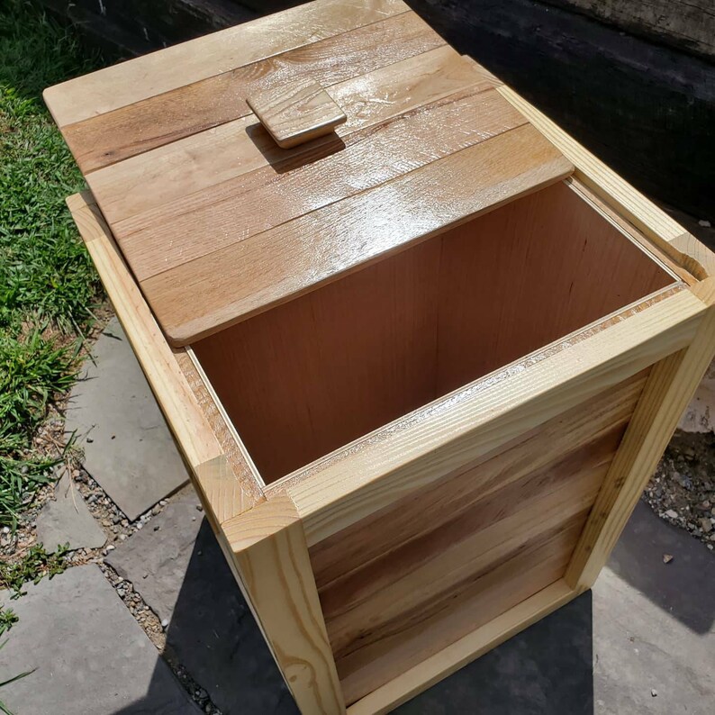 trash can dog food container