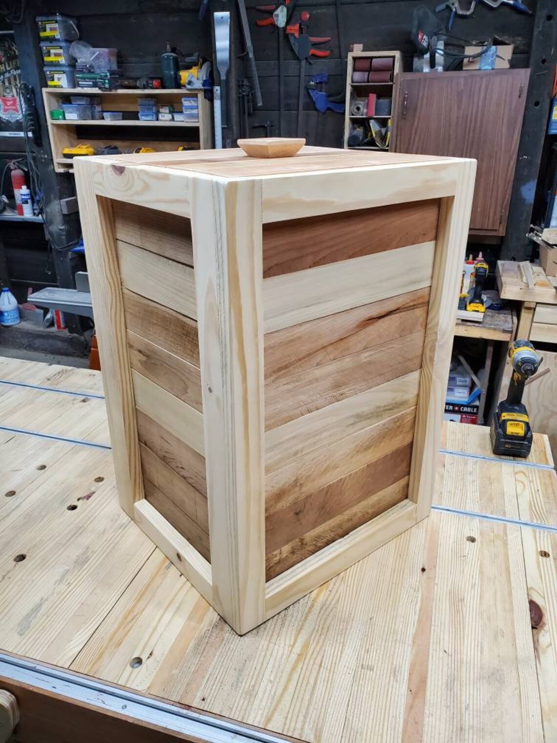 trash can dog food container