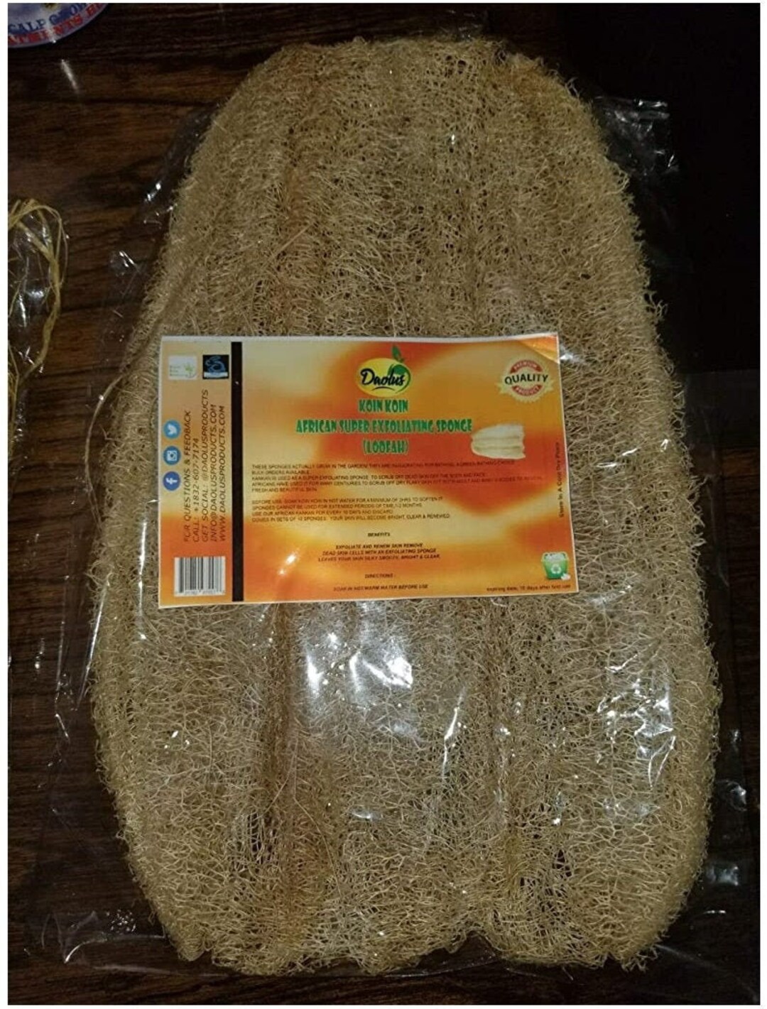 Loofah African Super Exfoliating Sponge 12 or 36 Sponges Etsy