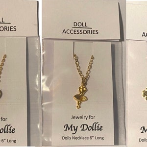 14” to 18” American Girl Doll Necklaces Ballerina for Doll & Child and #1 Charm