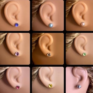 Doll Earrings Studs fits 18” American Girl Dolls