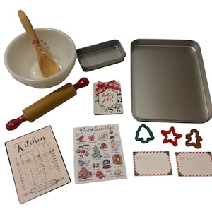 1:3 Scale Baking Set for 18” Dolls, BJD, and similar sized toys