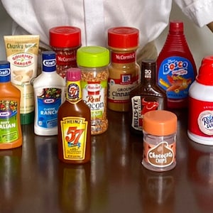 1:3 Scale Grocery / Groceries Food for 18” Doll, 14” Doll, BJD, Smart Doll, RRFF and similar size Teddy Bears