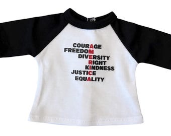 18-inch pop Political Resist Insist Persist FDT Disobey Reject Protest Grafisch T-shirt anti-troef