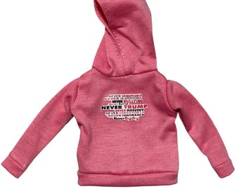 Felpa taglia bambola Barbie Protesta Mai Trump FDT Abolire Ice Freedom Resist