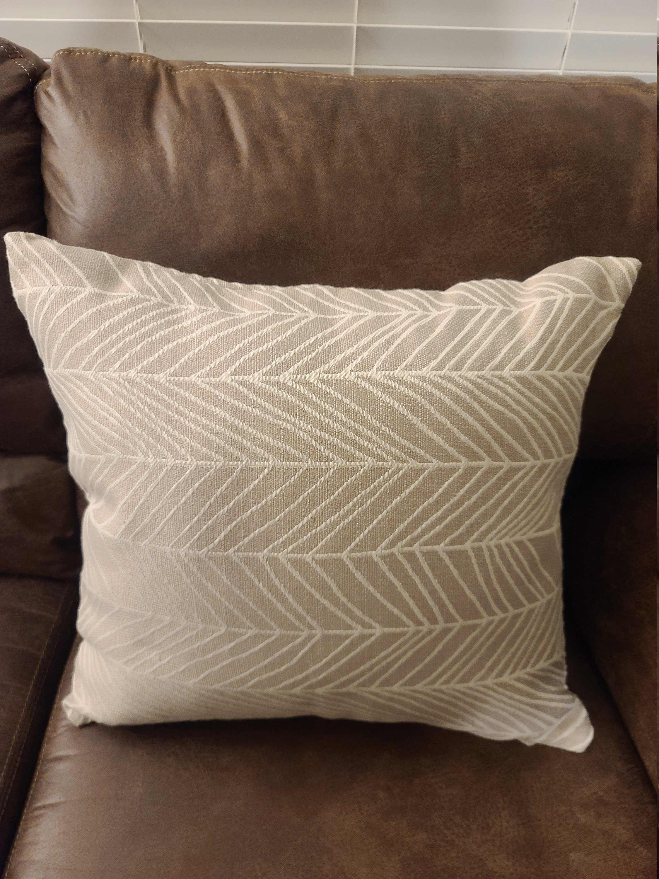 Funda de almohada orgánica almohada beige almohada de | Etsy