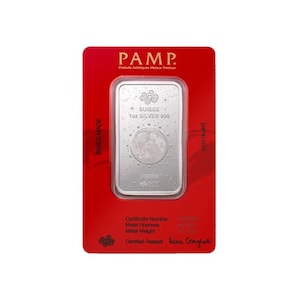 2025 - PAMP Lunar Snake 1 oz Silver Bar