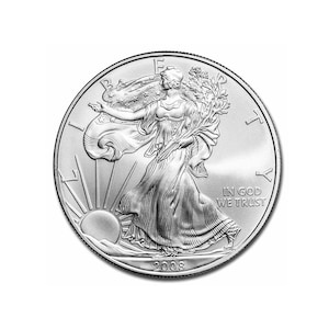 2008 - American Eagle (BU) 1 oz Silver Coin