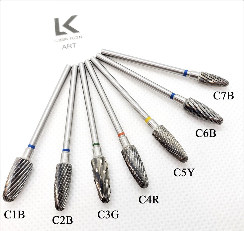 Carbide dental Nail Drill Bit Rotary Dremel Burrs Nail File Etsy