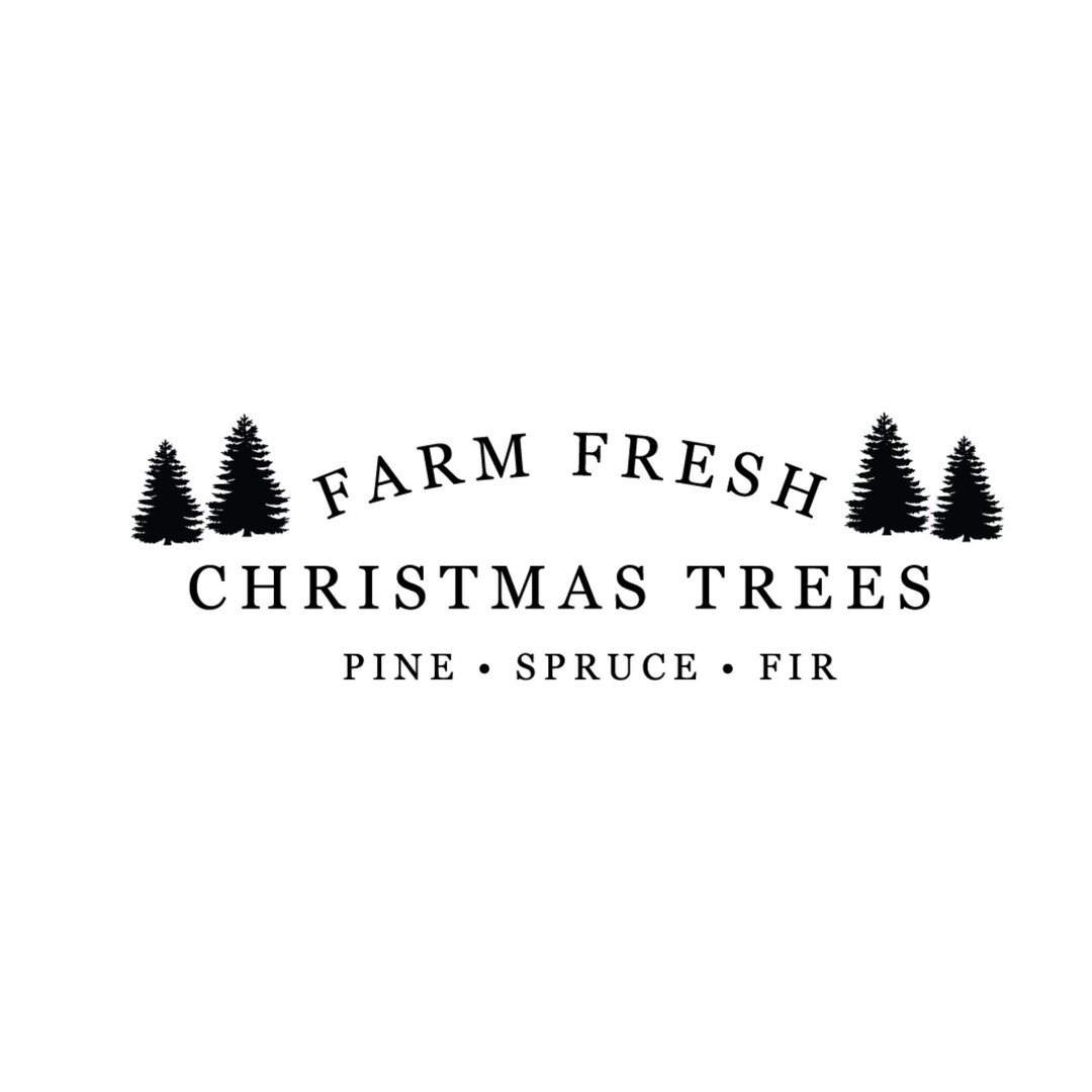 Christmas Tree Farm Cut File // SVG PNG DXF Farm (Download Now) - Etsy