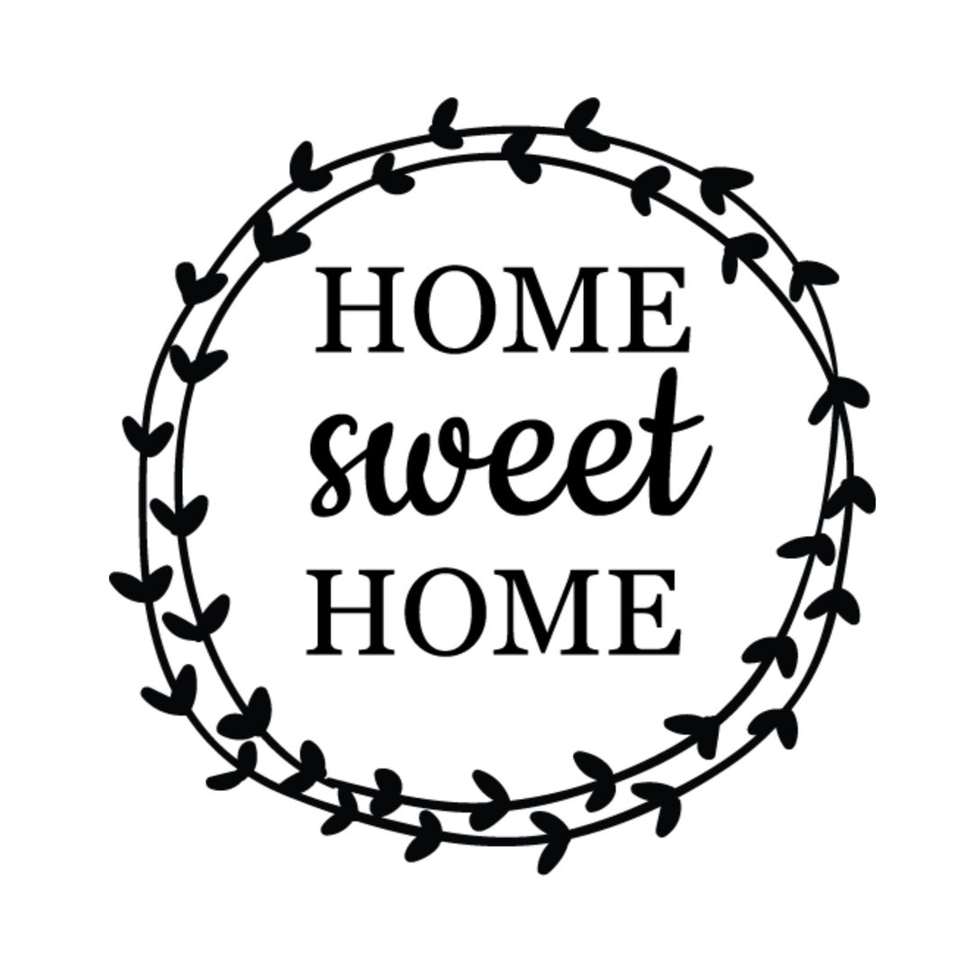 Home Sweet Home SVG Cut File // Cricut Stencil, PNG File, DXF, Vector ...