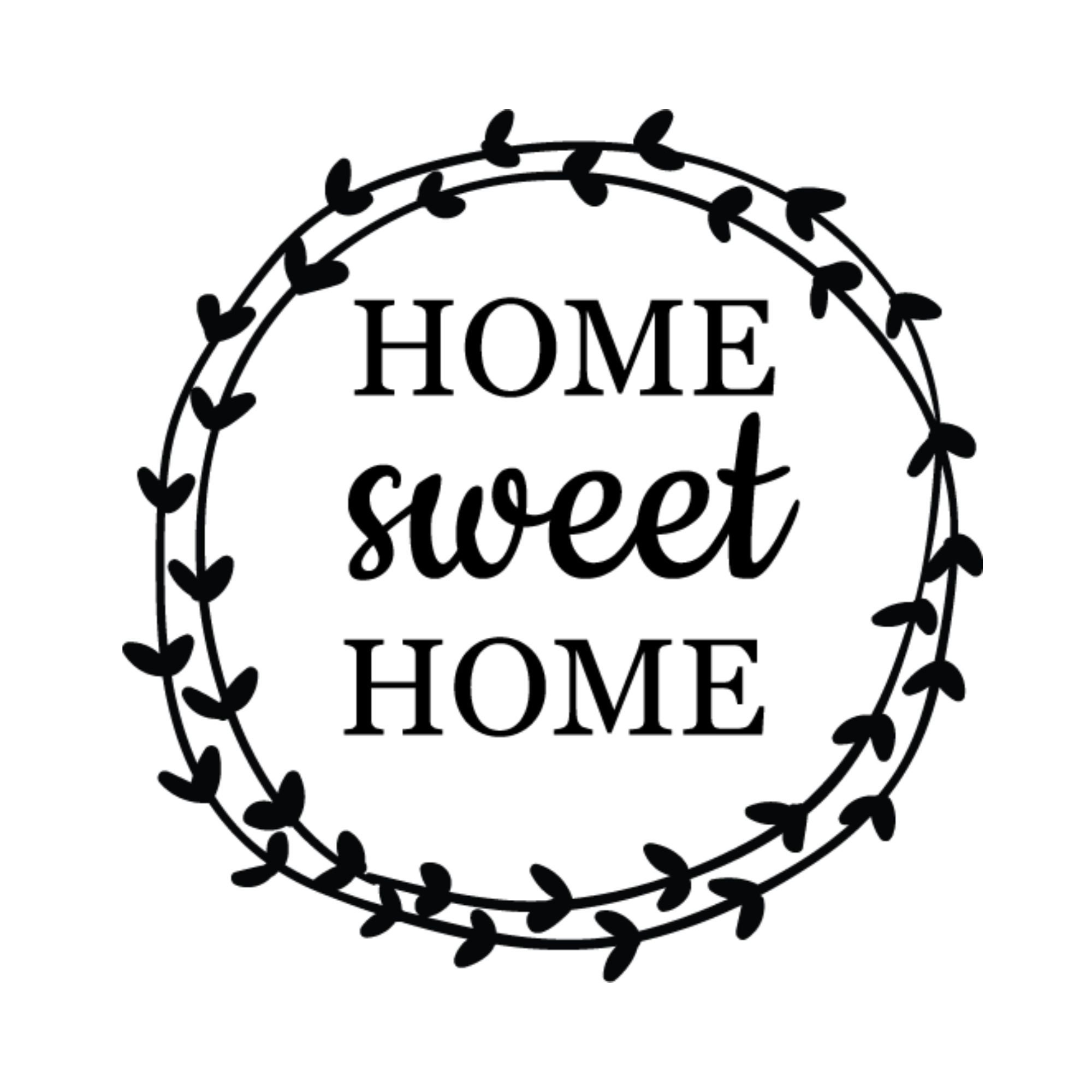 Home Sweet Home SVG Cut File Cricut Stencil PNG File DXF Etsy UK