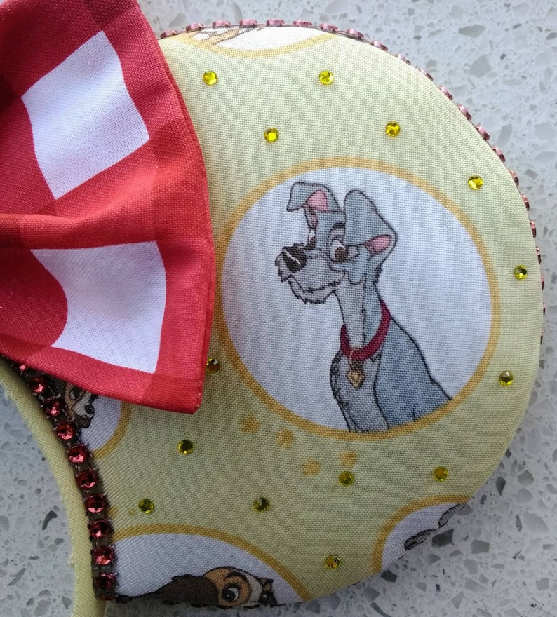 Ready to Ship Lady and the Tramp Fits Kids to Adults Minnie Ears