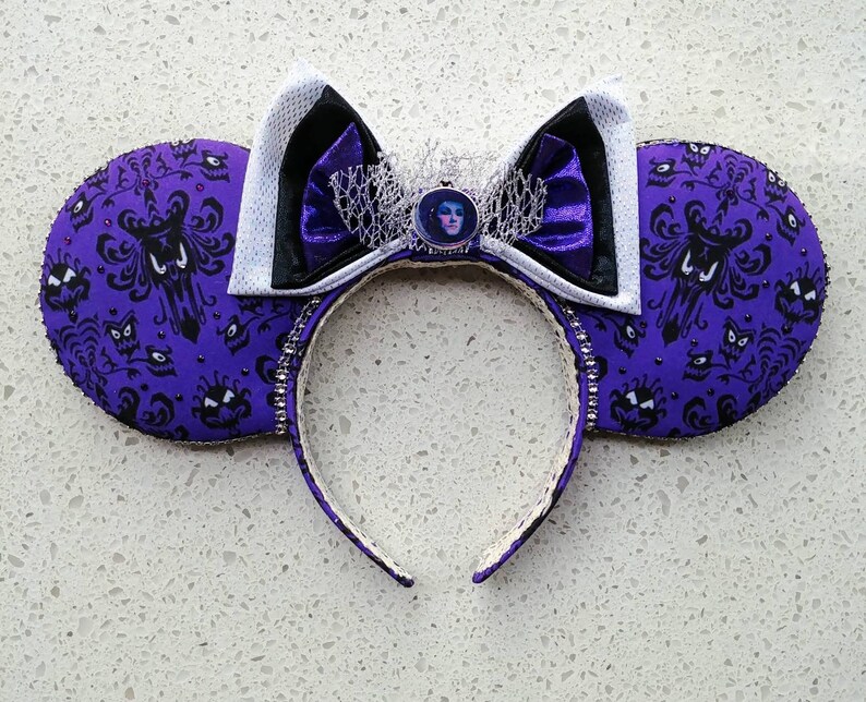 Madam Leota Minnie Mouse Ears Ready to Ship Haunted Mansion Fits Kids to Adults