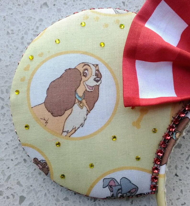 Ready to Ship Lady and the Tramp Fits Kids to Adults Minnie Ears