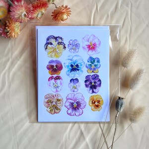 Carte Fleur de pensée