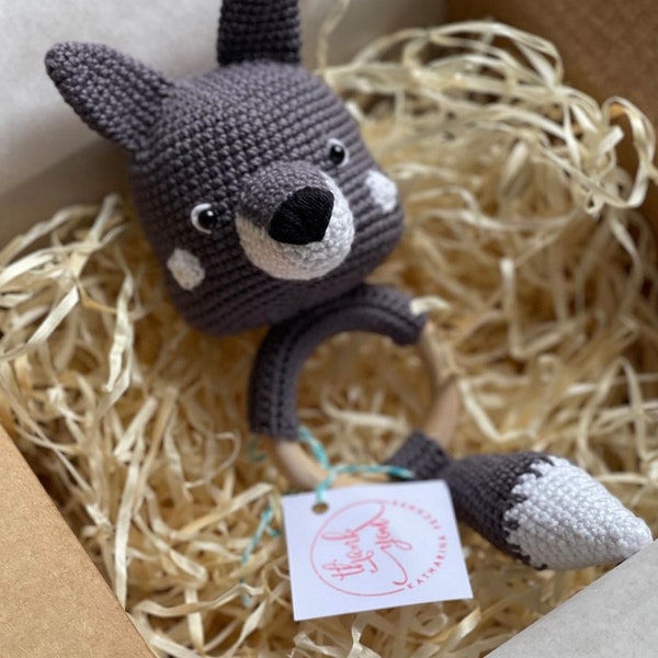 PDF Häkelanleitung Greifling WOLF / Crochet Pattern DIY Amigurumi