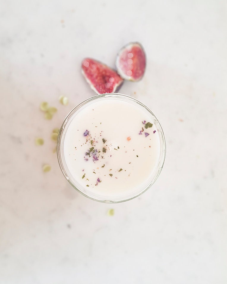 Bougie Parfumée Figue Les Pots de Saison Bougie Végétale Fait Main