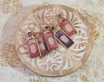 Handgefertigte Keramik Weihnachtsdekoration im Geschenkset/ Geschenkbox inklusive | Gin Dekorationen - made to order
