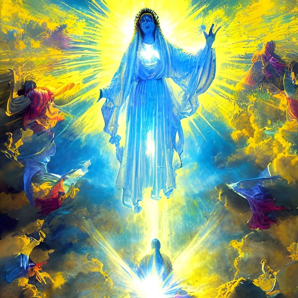 Assumption of Mary - Limited Edition Giclee Color Print