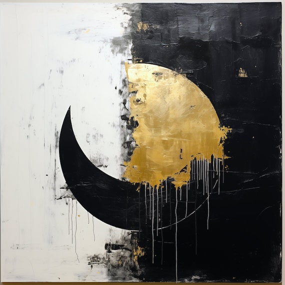 Golden Moon (With Silver or Gold Leaf option)