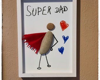 Steinbild Super DAD in Groß