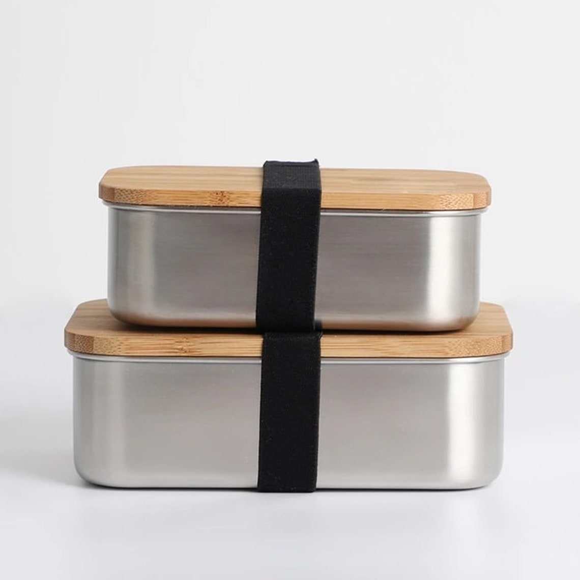 MEDIUM / LARGE Stainless Steel Bento Box / Lunchbox / Food Etsy