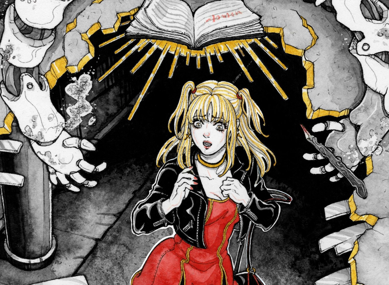 Death Note Art Print Misa Amane Original Illustration | Etsy