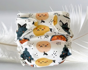 all in One Stoffwindel Mädchen Windelhose Windelhöschen Baby Neugeborene 3,5-7 kg Abhaltewindel Pocketwindel Babywindel