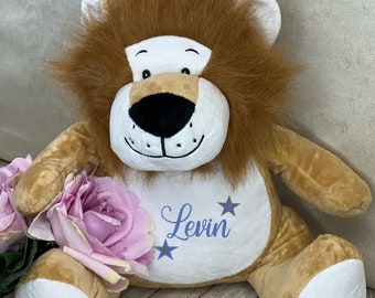 Cuddly toy plush toy personalized with name or date of birth