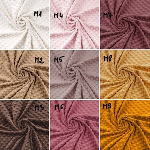 Minky fabric fleece fabric image 1