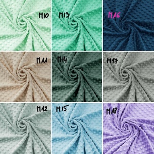 Minky fabric fleece fabric image 2