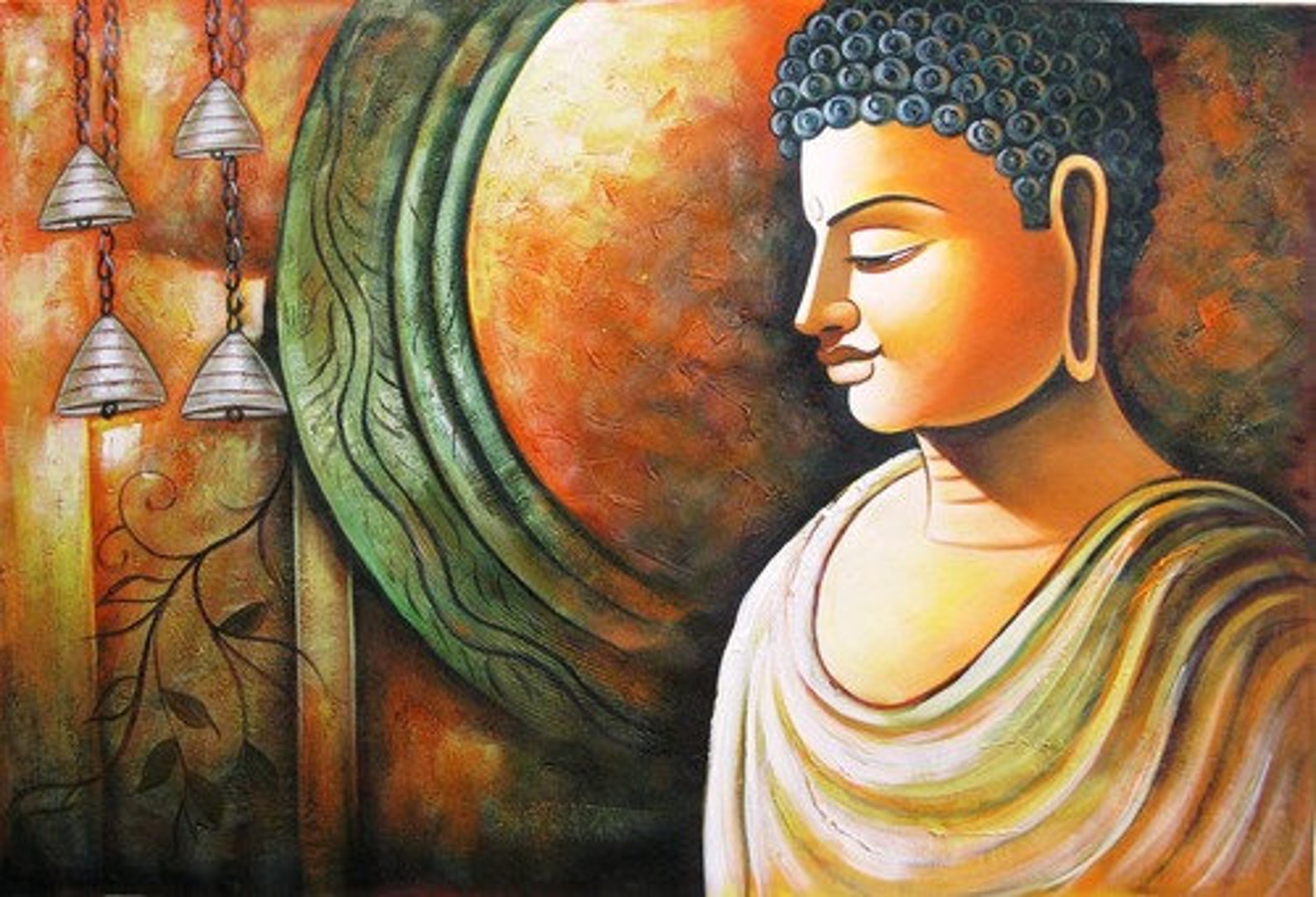 Budhha Painting Handmade Painting Original Painting Religion | Etsy