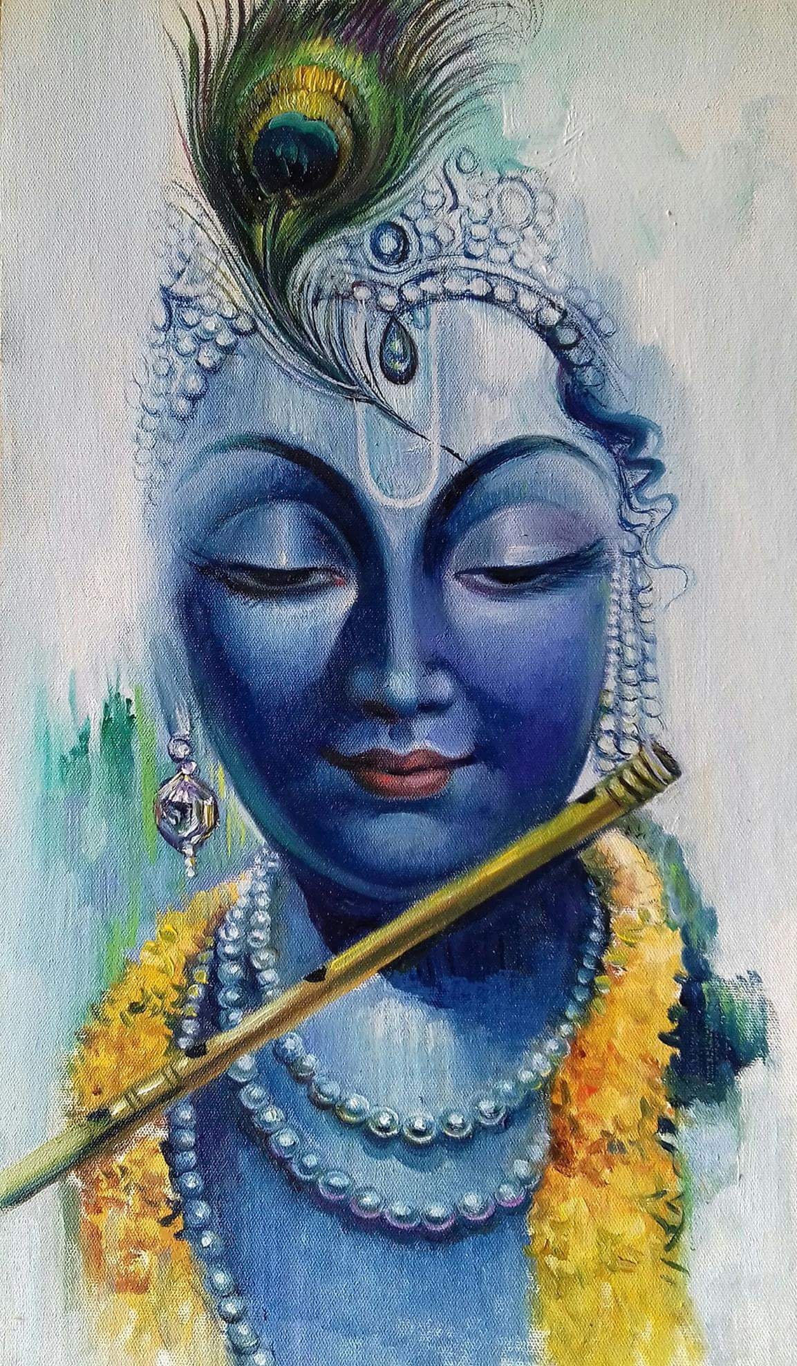 Krishna Paintings On Canvas